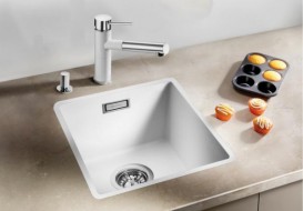 Мойка для кухни прямоугольная BLANCO SUBLINE 320-F SILGRANIT белый 523419