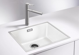 Мойка для кухни прямоугольная BLANCO SUBLINE 500-F SILGRANIT  белый 523535