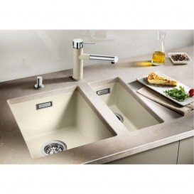 Мойка для кухни прямоугольная Blanco SUBLINE 400-U SILGRANIT искусственный гранит  белый 523426