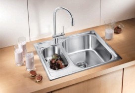 Мойка для кухни прямоугольная Blanco Tipo 6 нержавеющая сталь матовая 511949