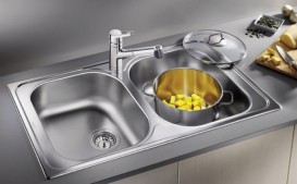 Мойка для кухни прямоугольная Blanco Tipo 8 Compact нержавеющая сталь матовая 513459