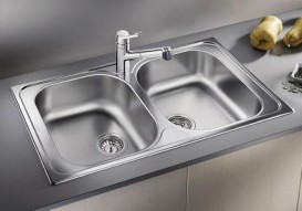 Мойка для кухни прямоугольная Blanco Tipo 8 Compact нержавеющая сталь матовая 513459