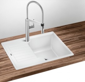 Мийка для кухні прямокутна BLANCO Zia 40S SILGRANIT® PuraDur® біла 516922