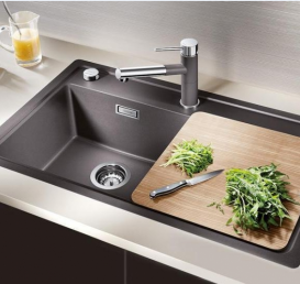 Мойка для кухни прямоугольная BLANCO ZENAR 45 S SILGRANIT® PuraDur® алюметаллик 523808