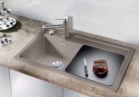 Мойка для кухни прямоугольная BLANCO ZENAR 45 S SILGRANIT® PuraDur® серый беж 523835