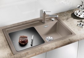 Мойка для кухни прямоугольная BLANCO ZENAR 45 S SILGRANIT® PuraDur® серый беж 523720