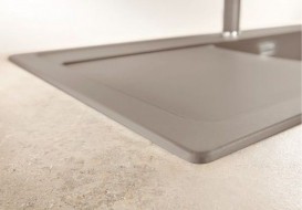 Мийка для кухні прямокутна BLANCO ZENAR 45 S SILGRANIT® PuraDur® сірий беж 523720