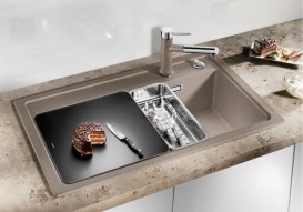 Мойка для кухни прямоугольная BLANCO ZENAR 45 S SILGRANIT® PuraDur® мускат 523716