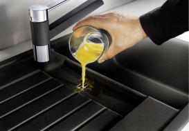 Мойка для кухни прямоугольная BLANCO Zia 45 S SILGRANIT® PuraDur® антрацит 514732