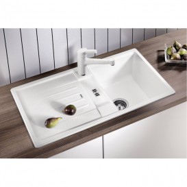Мийка для кухні прямокутна BLANCO Zia 45 S SILGRANIT® PuraDur® біла 514726