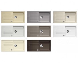 Мийка для кухні прямокутна BLANCO ZIA XL 6 S SILGRANIT врізна обертаємося жасмин 517572