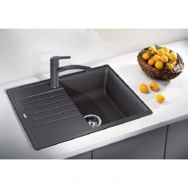 Мийка для кухні прямокутна BLANCO ZIA XL 6 S Compact SILGRANIT врізна обертаємося антрацит 523273