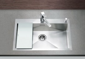 Мойка для кухни прямоугольная Blanco ZEROX 700-IF/А нержавеющая сталь  зеркальная полировка 521631