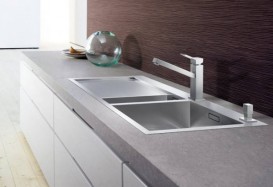 Мойка для кухни прямоугольная Blanco ZEROX 6 S-IF/А чаша справа  нержавеющая сталь  зеркальная полировка 521643