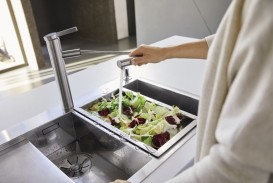 Мойка для кухни прямоугольная Blanco ZEROX 6 S-IF/А чаша справа  нержавеющая сталь  зеркальная полировка 521643