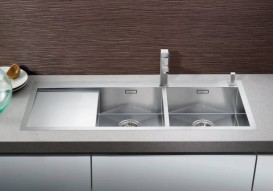 Мийка для кухні прямокутна Blanco ZEROX 8 S-IF/А чаша справа нержавіюча сталь дзеркальне полірування 521649