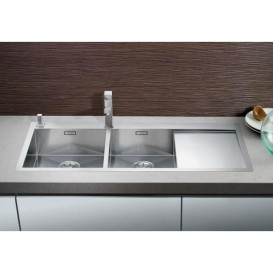 Мийка для кухні прямокутна Blanco ZEROX 8 S-IF / А чаша зліва нержавіюча сталь дзеркальна поліровка 521650