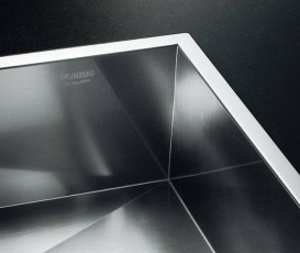 Мойка для кухни прямоугольная Blanco ZEROX 180-IF нержавеющая сталь  зеркальная полировка 521566