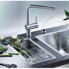 Мойка для кухни прямоугольная Blanco ZEROX 180-IF нержавеющая сталь  зеркальная полировка 521566