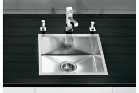 Мойка для кухни прямоугольная Blanco ZEROX 400-IF нержавеющая сталь  зеркальная полировка 521584