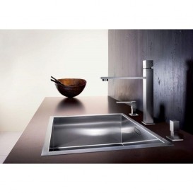 Мийка для кухні прямокутна Blanco ZEROX 500-IF нержавіюча сталь дзеркальне полірування 521588