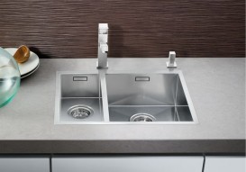 Мойка для кухни прямоугольная Blanco ZEROX 340/180-IF чаша справа нержавеющая сталь  зеркальная полировка 521612