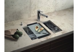 Мойка для кухни прямоугольная Blanco ZEROX 340-U нержавеющая сталь  зеркальная полировка 521583