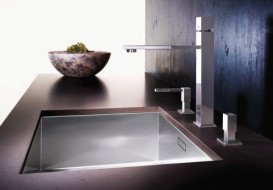 Мойка для кухни прямоугольная Blanco ZEROX 450-U нержавеющая сталь  зеркальная полировка 521587