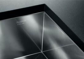 Мийка для кухні прямокутна Blanco ZEROX 340/180-U чаша зліва нержавіюча сталь дзеркальна поліровка 521613