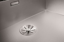 Мойка для кухни прямоугольная Blanco ZEROX 500-IF нержавеющая сталь Durinox® с отводной арматурой InFino® 523098