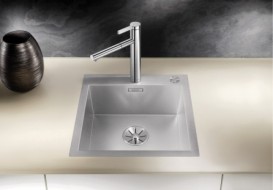 Мийка для кухні прямокутна Blanco ZEROX 400-IF / A нержавіюча сталь Durinox® з відвідної арматурою InFino® 523100