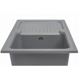 Мийка для кухні прямокутна Буль-Буль Orlean врізна Маграніт сірий 112080013