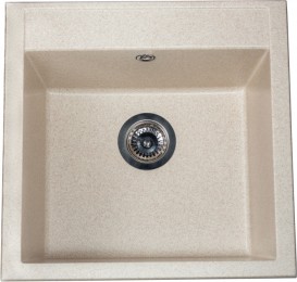 Мойка для кухни прямоугольная Буль-Буль Bodrum 510 врезная Магранит песочный 116050007