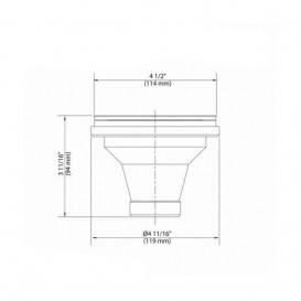 Мийка для кухні прямокутна Kraus Rex накладна права нержавіюча сталь KHT32R