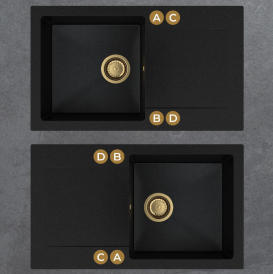 Мойка для кухни Sink Quality Ferrum 1KDO 77x45x21 с переливом наногранит бежевый FER.P.1KDO.X