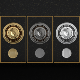 Мойка для кухни Sink Quality Ferrum 5KBO 60,5x49,5x21 с переливом наногранит серый FER.D.5KBO.X