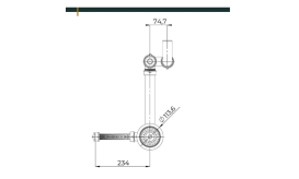Мойка для кухни Sink Quality Ferrum IK 40 40x50x19,5 с переливом наногранит парча FER.B.1K40.X
