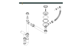 Мойка для кухни Sink Quality Ferrum IK 40 40x50x19,5 с переливом наногранит парча FER.B.1K40.X