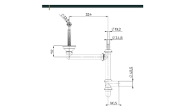 Мойка для кухни Sink Quality Ferrum IK 40 40x50x19,5 с переливом наногранит белый FER.W.1K40.X