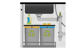 Мойка для кухни Sink Quality Ferrum IK 40 40x50x19,5 с переливом наногранит белый FER.W.1K40.X