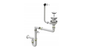 Мийка для кухні Sink Quality Ferrum IK 50 49x45x20,5 з переливом нанограніт парча FER.B.1K50.X