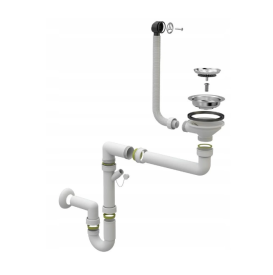 Мойка для кухни Sink Quality Ferrum IK 50 49x45x20,5 с переливом наногранит черный с золотом FER.L.1K50.X