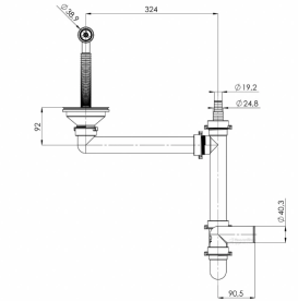 Мойка для кухни Sink Quality Ferrum IK 60 56,5x51x20,5 с переливом наногранит бежевый FER.P.1K60.X