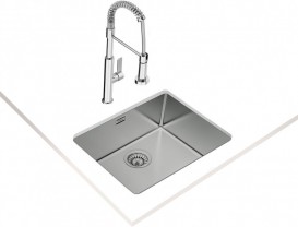 Мойка для кухни Teka Be Linea RS15 50.40 54х44 см нержавеющая сталь полированная 115000005