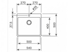 Мойка для кухни Teka Forlinea R15 50.40 врезная 1 чаша нержавеющая сталь 12138020