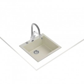 Мийка для кухні Teka Forsquare 50.40 TG AUTO 57х50 см теграніт крем 115230008
