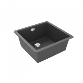 Мойка для кухни Teka Radea R10 40.40 M-TG 45.6х45.6 см тегранит графит 115230049