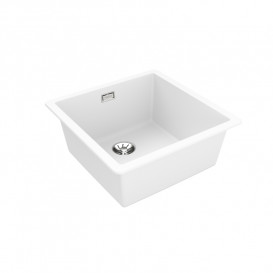 Мойка для кухни Teka Radea R10 40.40 M-TG 45.6х45.6 см белый 115230050