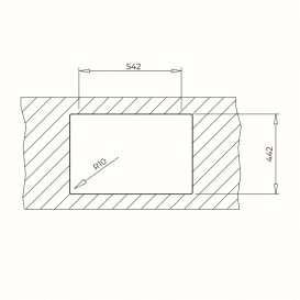 Мойка для кухни Teka Radea R10 50.40 M-TG 55.6х45.6 см тегранит карбон 115230051
