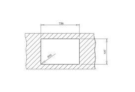 Мойка для кухни Teka Radea R10 70.40 M-TG 75х45,5 см Tegranit Plus черный 115230054